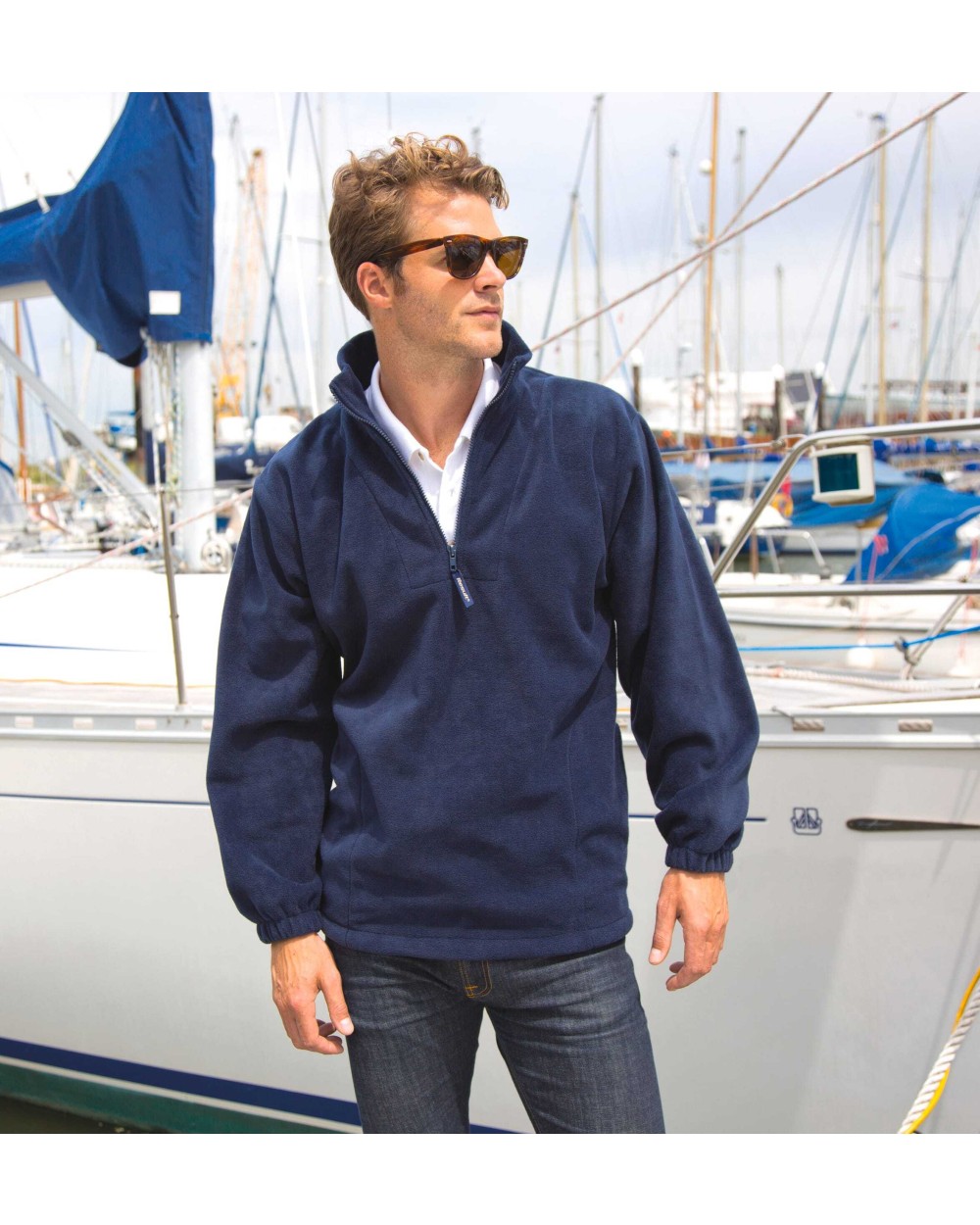 Laines polaires personnalisable RESULT Polaire col zippé Polartherm™