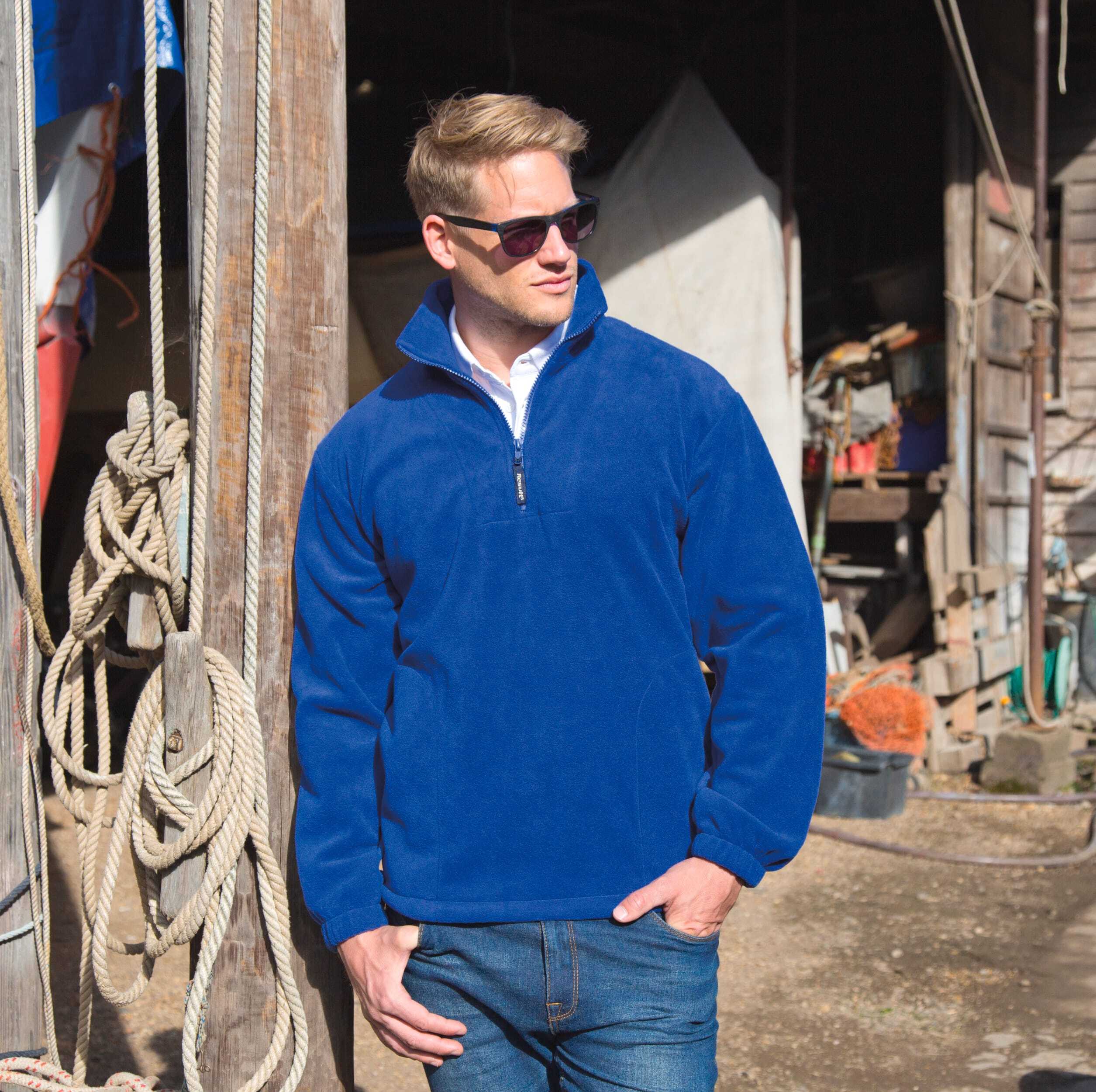 Laines polaires personnalisable RESULT Polaire col zippé Polartherm™