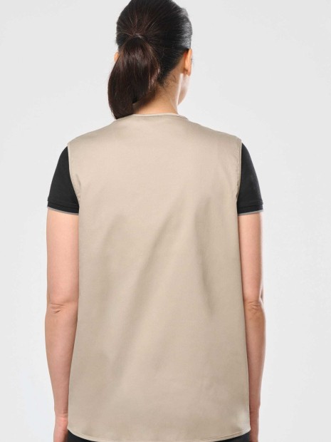 Vestes à personnaliser WK. DESIGNED TO WORK Gilet polycoton multipoches doublé unisexe 