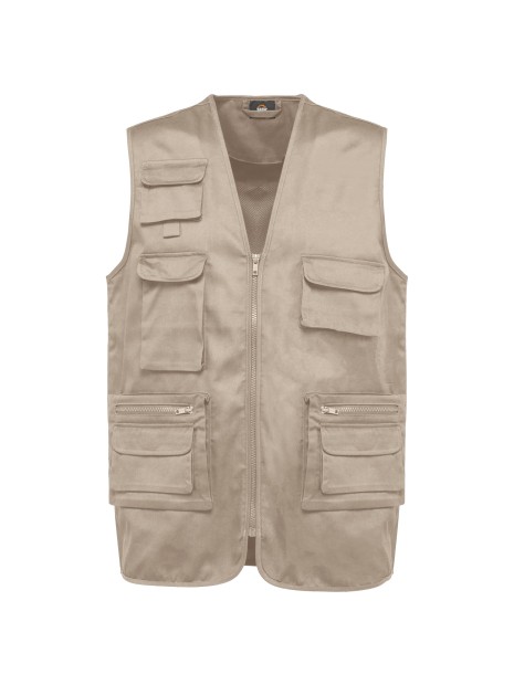 WK. DESIGNED TO WORK Gilet polycoton multipoches doublé unisexe /api/colors/610da137-bf5a-488c-95df-da1a794d05db personnalisable