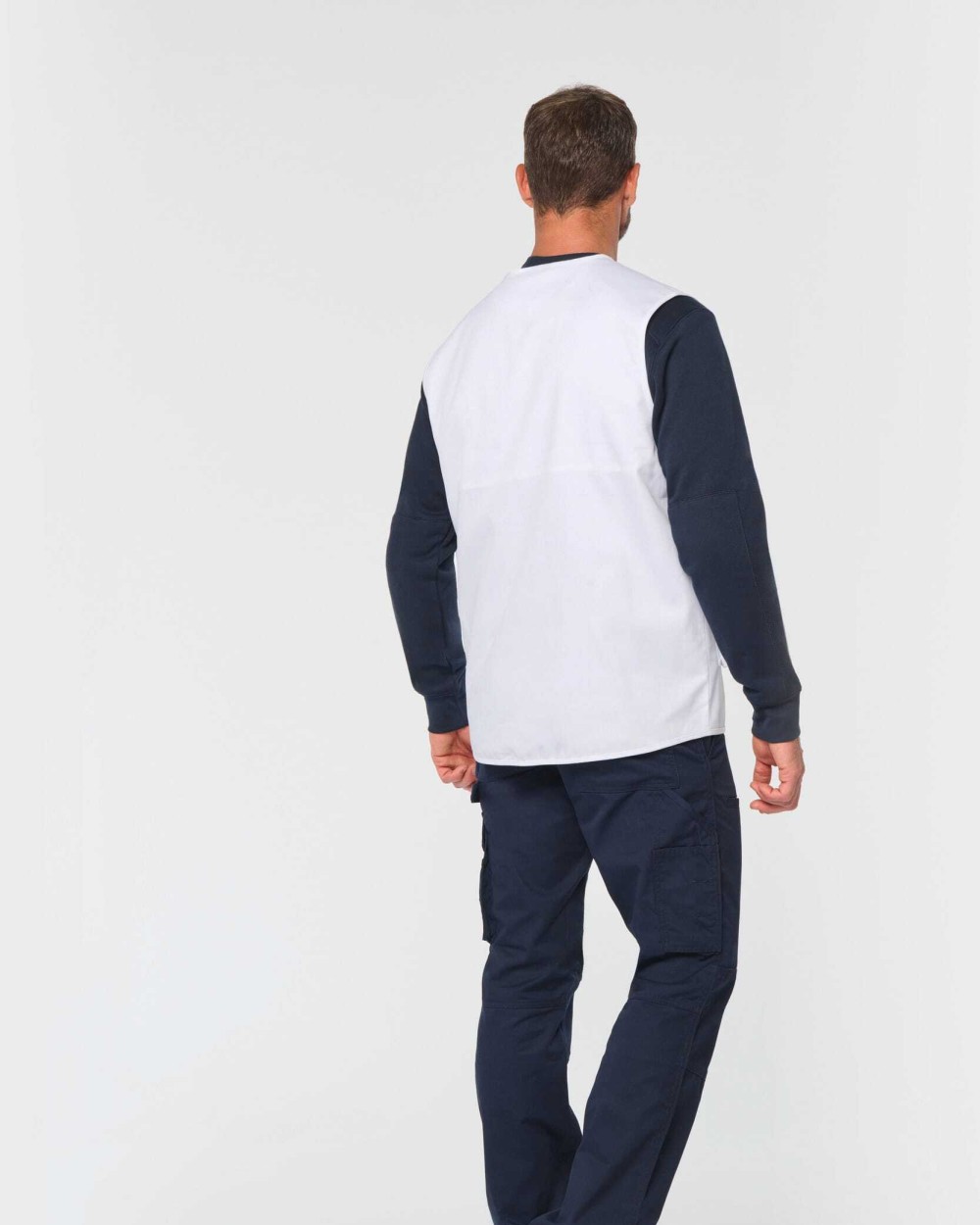 WK. DESIGNED TO WORK Gefütterte Unisex-Weste aus  Baumwollpolyester Jacken personalisierbar