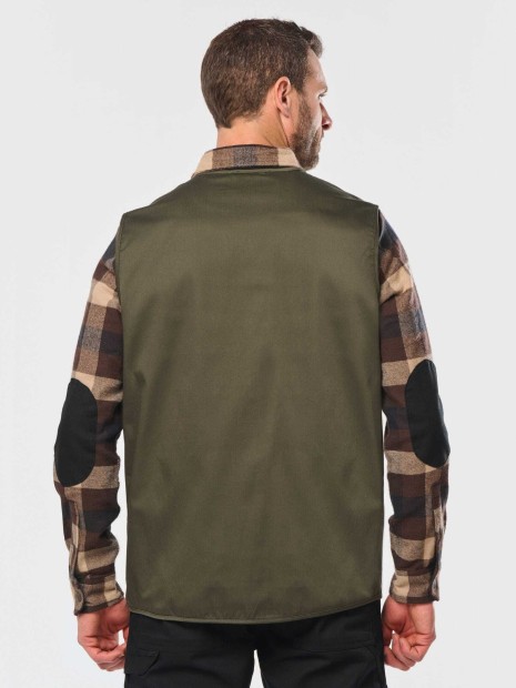 Vestes à personnaliser WK. DESIGNED TO WORK Gilet polycoton multipoches doublé unisexe 