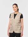 Vestes à personnaliser WK. DESIGNED TO WORK Gilet polycoton multipoches doublé unisexe 