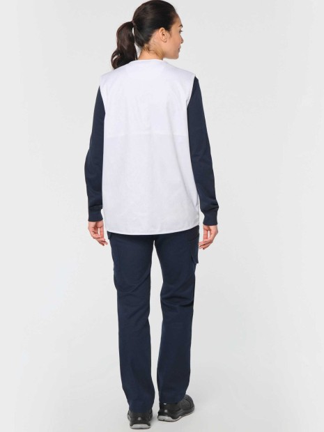 Vestes à personnaliser WK. DESIGNED TO WORK Gilet polycoton multipoches doublé unisexe 