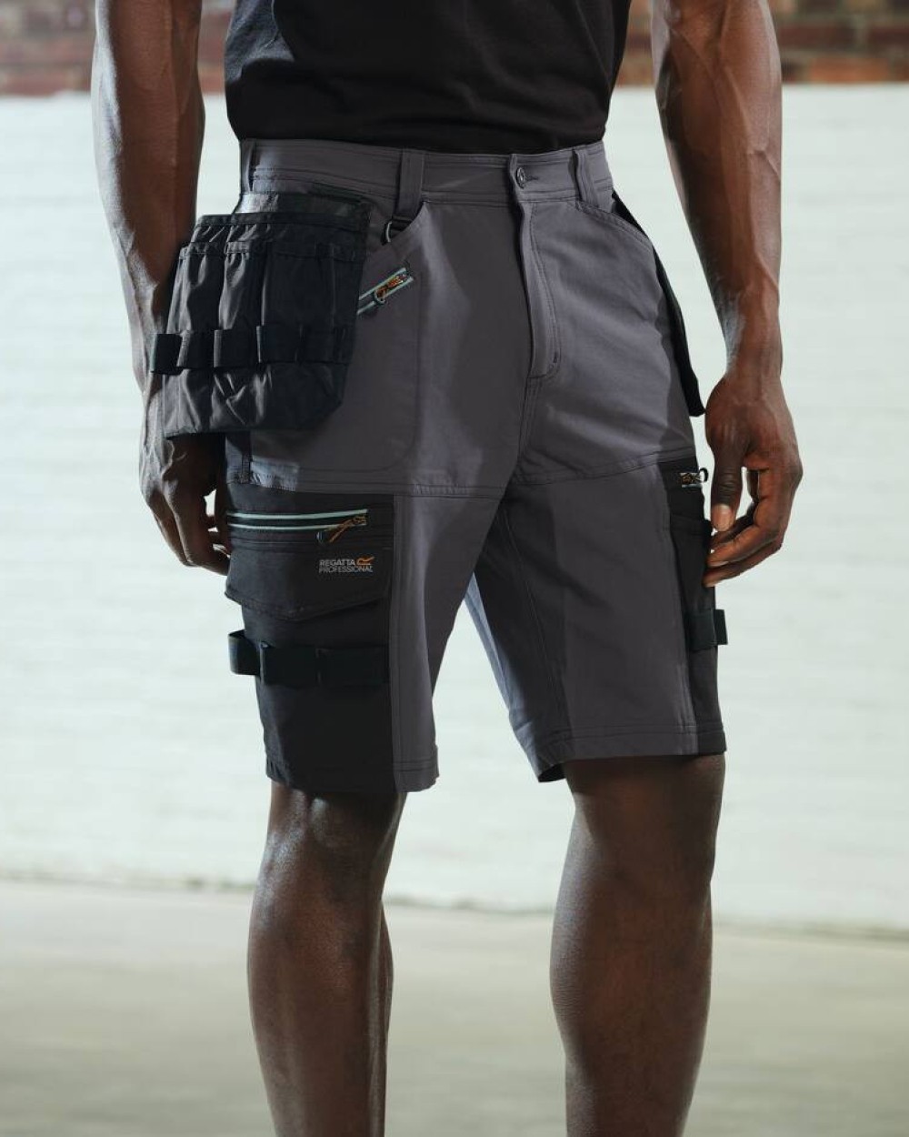Bermudas & Shorts personnalisable REGATTA INFILTRATE STRETCH SHORT WITH DETACHABLE HOLSTERS