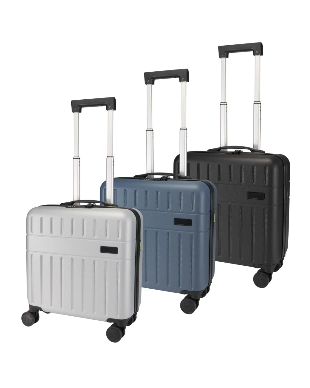 4DO Rover 16 Zoll GRS Laptop-Trolley aus recyceltem Material, 30 l Taschen personalisierbar