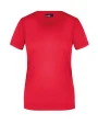 T-shirts JAMES & NICHOLSON Tee-shirt femme col rond voor bedrukking &amp; borduring