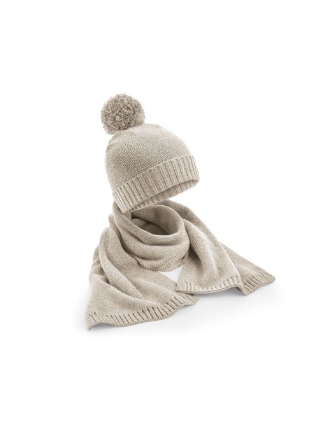 BEECHFIELD KNITTED SCARF AND BEANIE GIFT SET /api/colors/05657134-76db-4708-a630-a4eb93203793 personnalisable