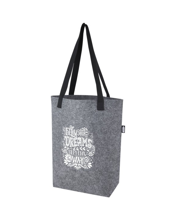 4DO Felta Tragetasche aus GRS-recyceltem Filz mit breitem Boden 12 L Tote Bags personalisierbar