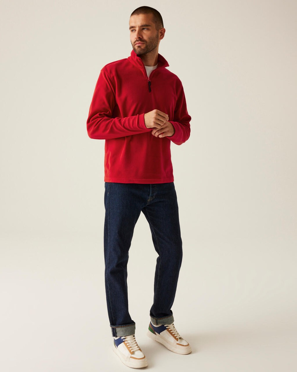 Laines polaires personnalisable REGATTA MICRO ZIP NECK FLEECE