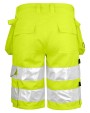 JOBMAN 2205 Kurze Hose Hi-Vis mit Hängetaschen Bermudas & Shorts personalisierbar