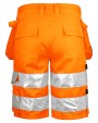 Bermuda's & Shorts JOBMAN 2205 Hi-Vis Shorts HP voor bedrukking &amp; borduring