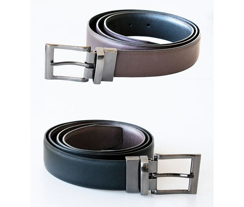 Accessoires personnalisable KORNTEX ELEGANT TWO-COLOR REVERSIBLE BELT "SCHAFFHAUSEN"