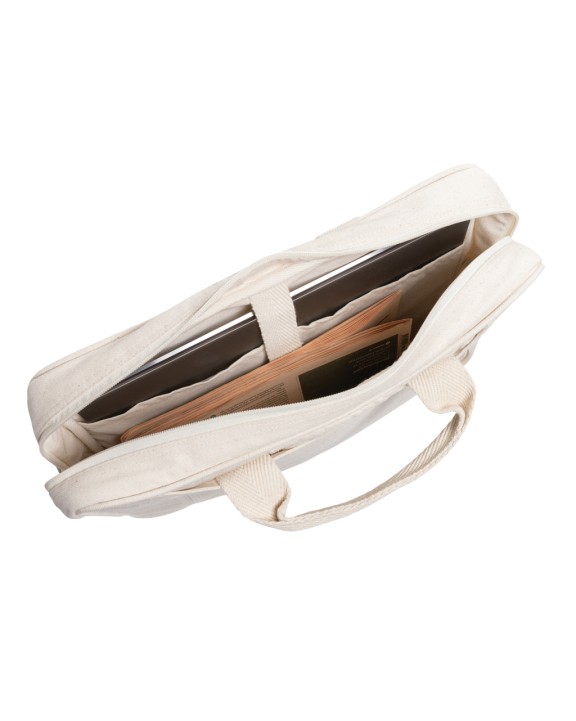 4DO Laluka AWARE™ 15.4" Laptop-Tasche aus recycelter Baumwolle Taschen personalisierbar
