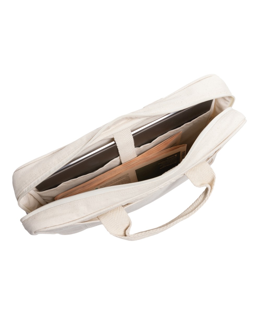 4DO Laluka AWARE™ 15.4" Laptop-Tasche aus recycelter Baumwolle Taschen personalisierbar