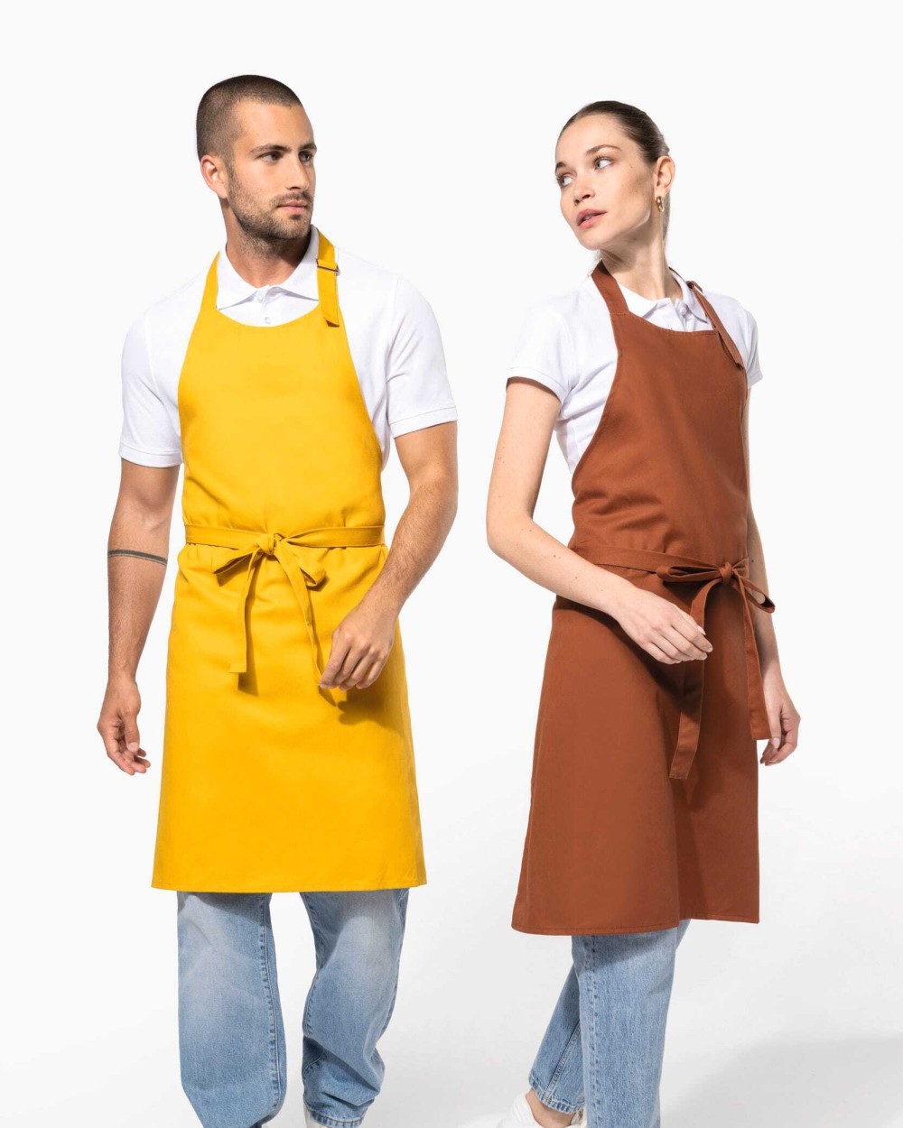 Tabliers personnalisable KARIBAN Tablier coton sans poche