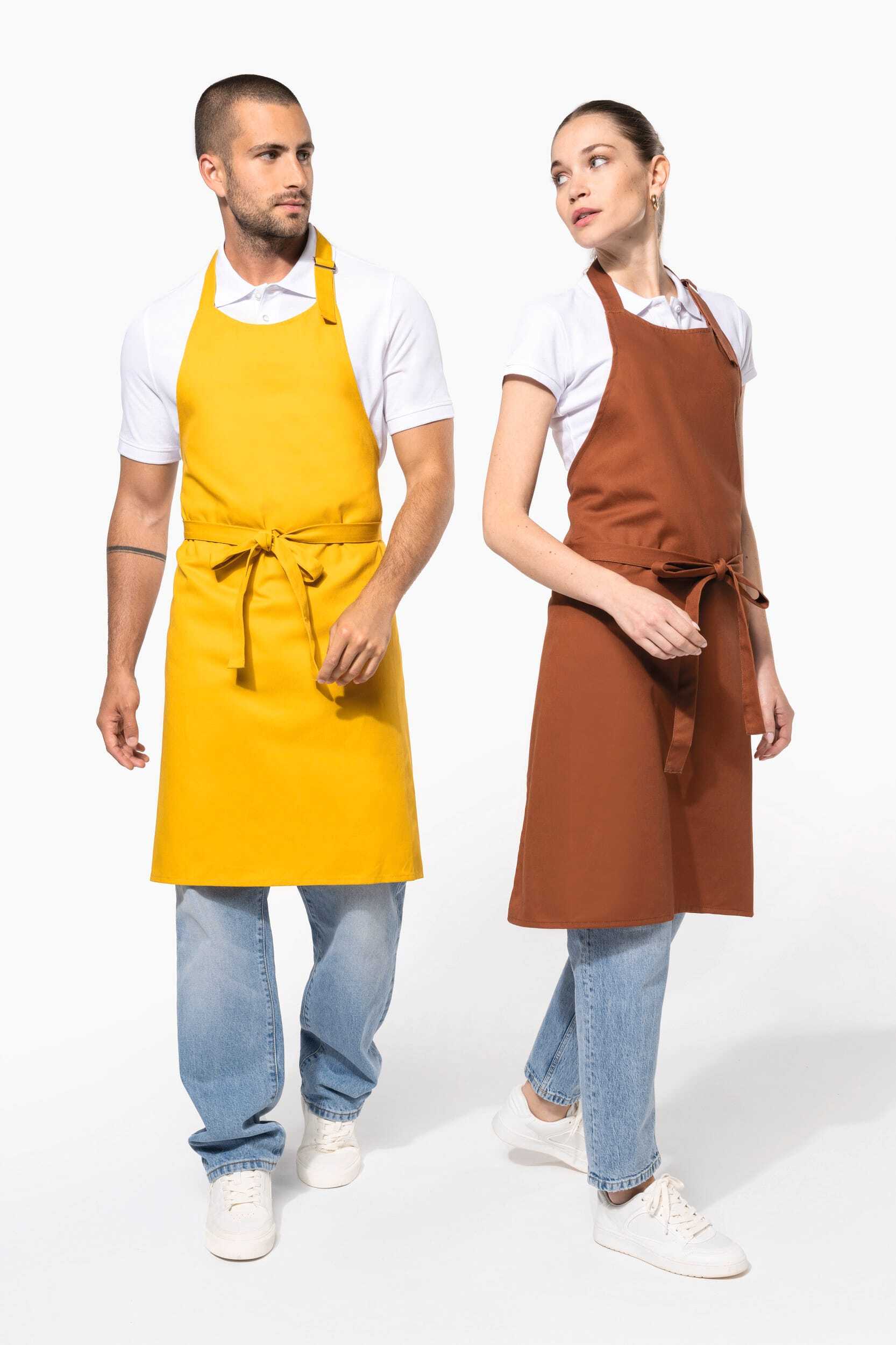 Tabliers personnalisable KARIBAN Tablier coton sans poche