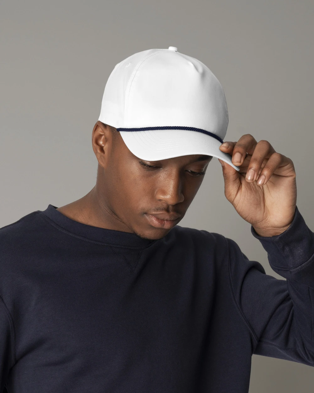 Petjes BEECHFIELD ROPE DETAIL 5 PANEL CAP voor bedrukking &amp; borduring