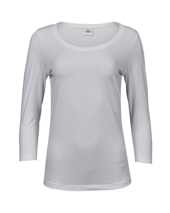 T-Shirts personnalisable Tee Jays WOMENS STRETCH 3/4 SLEEVE TEE
