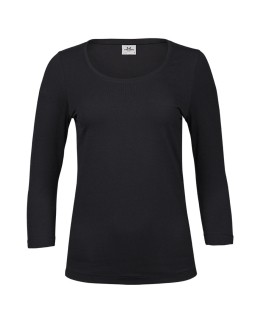 WOMENS STRETCH 3/4 SLEEVE TEE