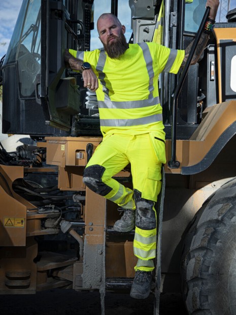 Pantalons à personnaliser PROJOB 6527 PANTALON TECHNIQUE 37,5° EN ISO 20471 CLASSE 2 