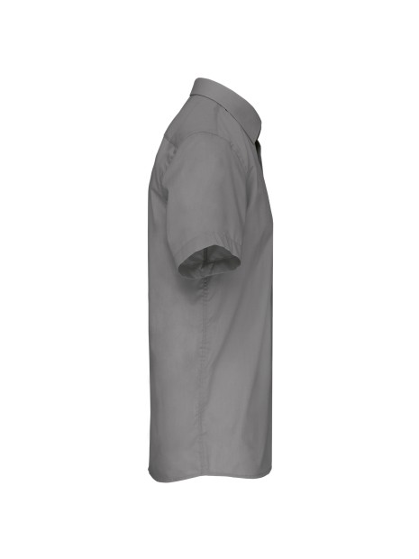 KARIBAN Chemise popeline polycoton manches courtes entretien facile homme /api/colors/12080c85-8950-461d-af35-871f7cb95d1d personnalisable