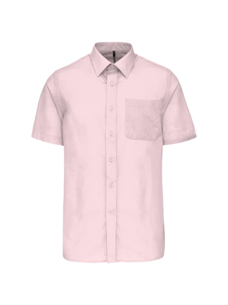 KARIBAN Chemise popeline polycoton manches courtes entretien facile homme /api/colors/e6e01a9e-32a8-4240-a2ea-a7c5187399a7 personnalisable