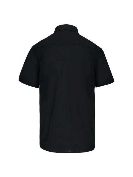 KARIBAN Chemise popeline polycoton manches courtes entretien facile homme /api/colors/b9fdad4a-5e94-45cb-8c03-c08b349b28c3 personnalisable