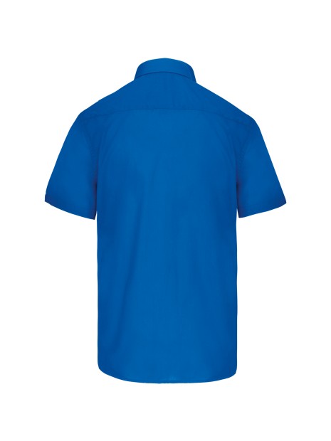 KARIBAN Chemise popeline polycoton manches courtes entretien facile homme /api/colors/68572561-1214-42b1-b94c-44fb780d37b4 personnalisable