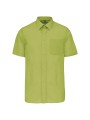 KARIBAN Chemise popeline polycoton manches courtes entretien facile homme /api/colors/7ab928ec-33ab-4ba2-8fb6-e49c659be6ea personnalisable