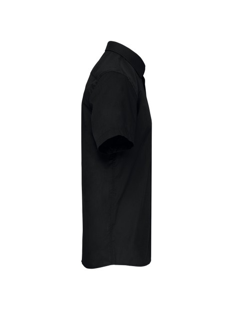 KARIBAN Chemise popeline polycoton manches courtes entretien facile homme /api/colors/b9fdad4a-5e94-45cb-8c03-c08b349b28c3 personnalisable