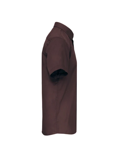 KARIBAN Chemise popeline polycoton manches courtes entretien facile homme /api/colors/951cb8b6-18b8-4f27-8f99-2d223c8b4856 personnalisable