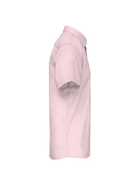 KARIBAN Chemise popeline polycoton manches courtes entretien facile homme /api/colors/e6e01a9e-32a8-4240-a2ea-a7c5187399a7 personnalisable