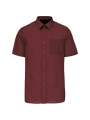 KARIBAN Chemise popeline polycoton manches courtes entretien facile homme /api/colors/3f4410b9-f80f-412a-9aa8-9260cc84003d personnalisable