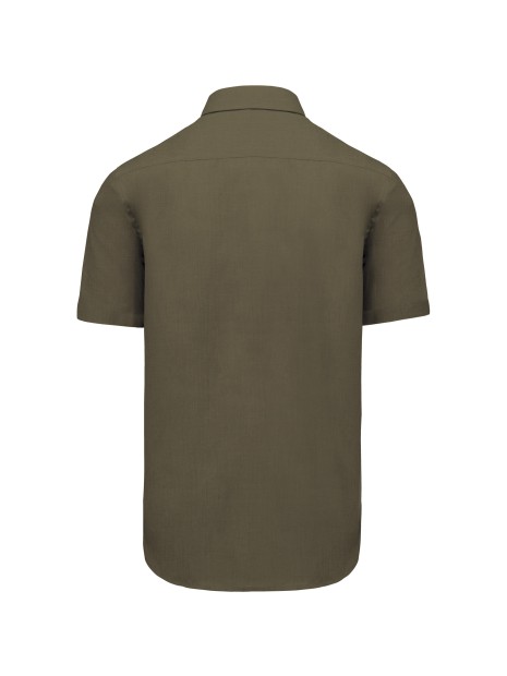 KARIBAN Chemise popeline polycoton manches courtes entretien facile homme /api/colors/f670900e-42da-4667-ab56-d8f2804cba19 personnalisable