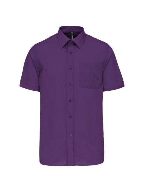 KARIBAN Chemise popeline polycoton manches courtes entretien facile homme /api/colors/f28ecd26-255e-4b18-a29c-08c2af1111d3 personnalisable