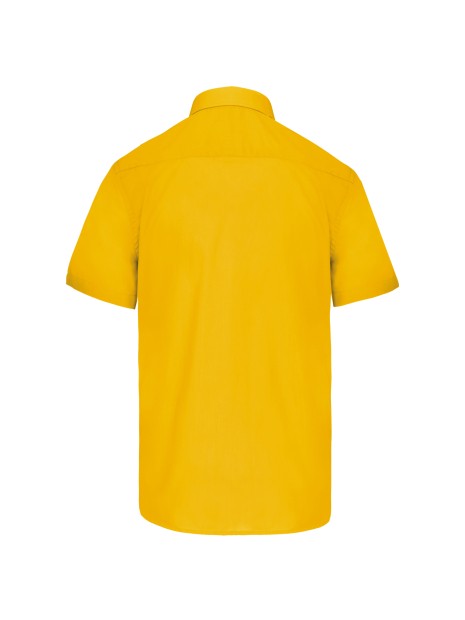 KARIBAN Chemise popeline polycoton manches courtes entretien facile homme /api/colors/ea0c172c-722e-46fc-acb7-2617a4097874 personnalisable