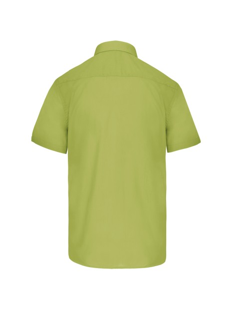 KARIBAN Chemise popeline polycoton manches courtes entretien facile homme /api/colors/7ab928ec-33ab-4ba2-8fb6-e49c659be6ea personnalisable