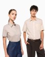 KARIBAN Popeline Kurzarmhemd Baumwollpolyester pflegeleicht für Herren Hemden personalisierbar