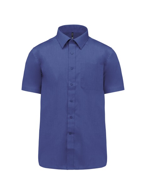 KARIBAN Chemise popeline polycoton manches courtes entretien facile homme /api/colors/f3249b12-7706-4750-a566-5c92fd89a6dc personnalisable