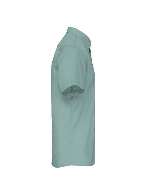 KARIBAN Chemise popeline polycoton manches courtes entretien facile homme /api/colors/9461b1f5-f20c-4909-acf0-8bf53fdec48b personnalisable