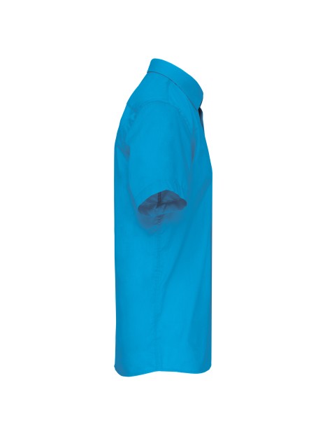 KARIBAN Chemise popeline polycoton manches courtes entretien facile homme /api/colors/e40de318-302c-4c66-b949-5dcddefdc482 personnalisable
