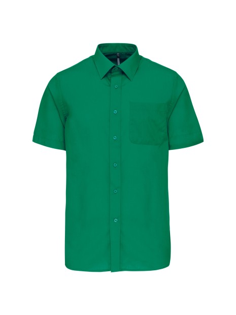 KARIBAN Chemise popeline polycoton manches courtes entretien facile homme /api/colors/8e228bbe-4407-4cbc-b57b-e0b7f7e9d211 personnalisable