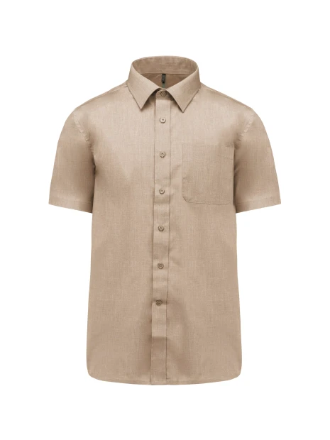 KARIBAN Chemise popeline polycoton manches courtes entretien facile homme /api/colors/a97c0345-672e-42f2-9afe-b1145dea3541 personnalisable