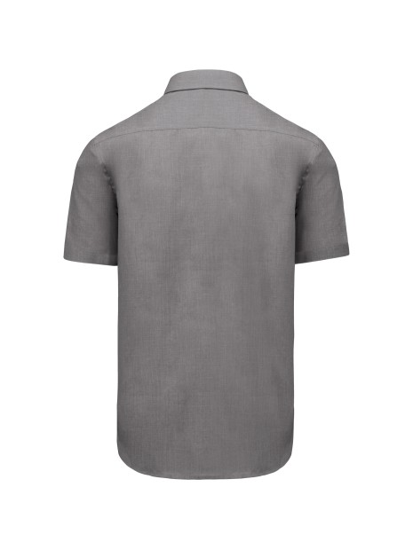 KARIBAN Chemise popeline polycoton manches courtes entretien facile homme /api/colors/4aec04d1-687e-4c17-9275-2f36ebc782ac personnalisable