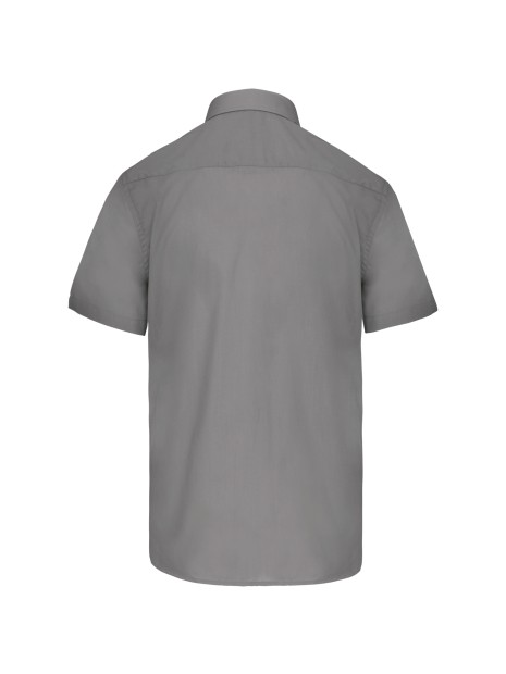 KARIBAN Chemise popeline polycoton manches courtes entretien facile homme /api/colors/12080c85-8950-461d-af35-871f7cb95d1d personnalisable