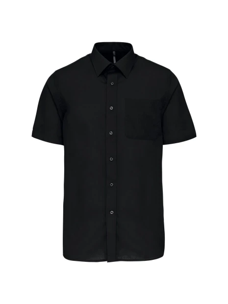 KARIBAN Chemise popeline polycoton manches courtes entretien facile homme /api/colors/b9fdad4a-5e94-45cb-8c03-c08b349b28c3 personnalisable