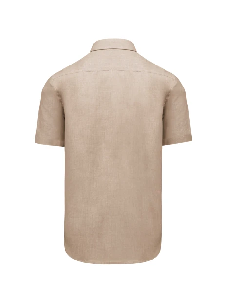 KARIBAN Chemise popeline polycoton manches courtes entretien facile homme /api/colors/a97c0345-672e-42f2-9afe-b1145dea3541 personnalisable