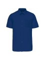 KARIBAN Chemise popeline polycoton manches courtes entretien facile homme /api/colors/ed7ae569-720e-478c-a34b-585a5518215e personnalisable