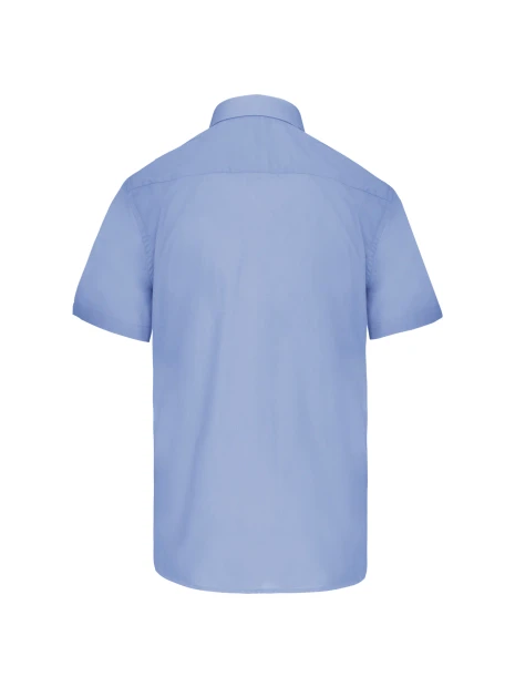 KARIBAN Chemise popeline polycoton manches courtes entretien facile homme /api/colors/7cd11260-06e9-4679-96ce-f0c0cca5092d personnalisable